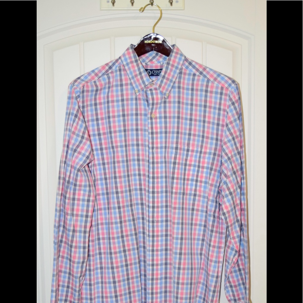 Chaps checkered dress shirt